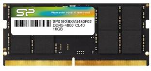 Silicon Power DDR5 SODIMM DDR5 16 GB (Single Channel) Laptop (SP016GBSVU480F02)