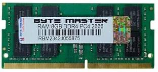 BYTE MASTER DDR4 DDR4 8 GB (Dual Channel) Laptop (RAM Laptop 2666 Mhz)