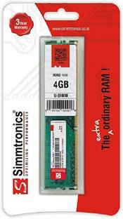 simtronics DDR 3 DDR3 4 GB (Dual Channel) PC, Server (Simmtronices 4 Gb DDR 3 Ram)