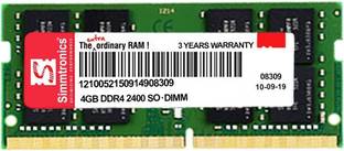 Simmtronics 2400 MHz DDR4 4 GB Laptop (4GB DDR4 RAM)