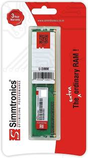 simtronics 8 gb ddr3 1600 destop. DDR3 8 GB (Single Channel) PC (Simmtronics 8 Gb DDR -3 Ram 1600 Mhz Pc For Desktop)