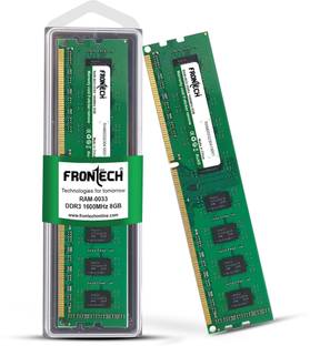 Frontech DDR3 Desktop RAM | 1600 MHz | 240 PIN| LONG-DIMM | DDR3 8 GB PC SD RAM (RAM-0033)