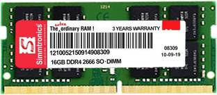 Simmtronics 2666 MHz DDR4 16 GB Laptop (16 GB DDR4 2666 MHz LAPTOP RAM)