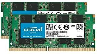 Crucial CT RAM DDR4 8 GB (Dual Channel) Laptop 8 GB 2666 MHz DDR4 SODIMM (CT2K4G48FS6266)