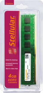 STELLULAR 1600Mhz/12800 DDR3 4 GB (Dual Channel) PC DDR3 SDRAM (ST4GD3-12800U)