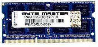 BYTE MASTER DDR3 DDR3 8 GB (Dual Channel) Laptop (RAM 8GB DDR3 LAPTOP 1600 Mhz)