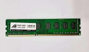 A1TECH DESKTOP DDR3 8 GB (Dual Channel) PC DDR3 (8GB DDR3 Desktop RAM 1600MHz High Speed Performance Low Voltage Requirement)