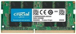 Crucial LAPTOP RAM DDR4 8 GB (Dual Channel) Laptop SDRAM (DDR4 8 GB (Single Channel) Laptop (8GB DDR4-2666 SODIMM 1.2V CL19))