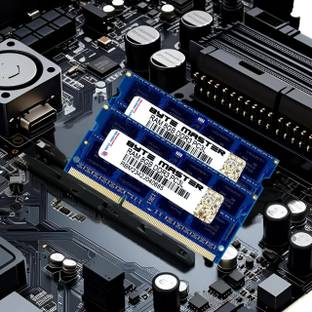 BYTE MASTER DDR3 DDR3 8 GB (Dual Channel) Laptop (RAM 8GB 1333 laptop mhz pack of 2)