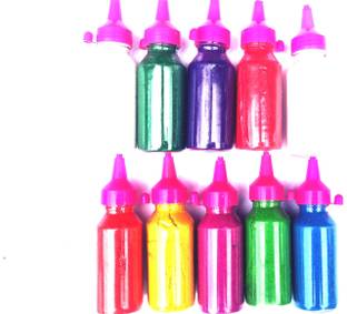 LOOPMONI Pack of 10 Rangoli Powder