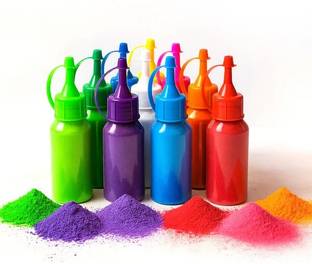 CHITRASHILA Pack of 10 Rangoli Powder
