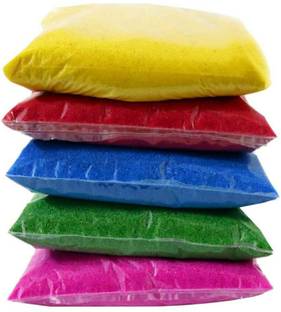 KANCHAN Pack of 5 Rangoli Powder