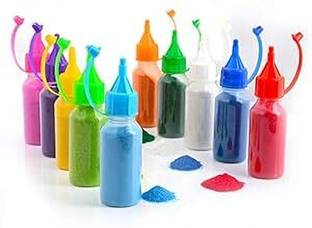 Xukuhoo Pack of 10 Rangoli Powder