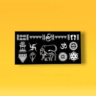 JBE Premium Acrylic Chitrangan Rangoli - Reusable, Washable 5 MM Thickness Plate Rangoli Stencil