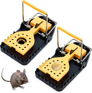 HASTHIP 2 Pack Mouse Trap, Large Size Mouse Traps Quickly Slam Mice Trap Indoor Safe Live Trap