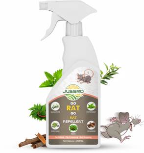 JusGro Rat Repellent Spray For Car, Home & Office | Natual (250 Ml)