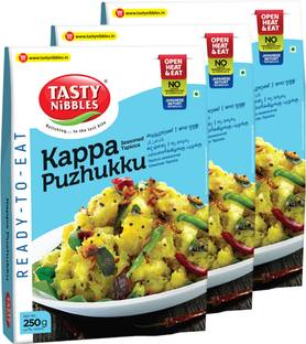Tasty Nibbles Ready to Eat Kappa Puzhukku 250g x3 750 g