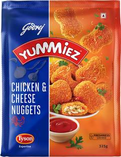 Godrej Yummiez Chicken & cheese Nuggets 325g 0.325 kg