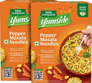 Tata Sampann Yumside Pepper Masala Noodles, No Added Artificial Colour & Flavour,?Ready To Eat Meal Instant Noodles Vegetarian