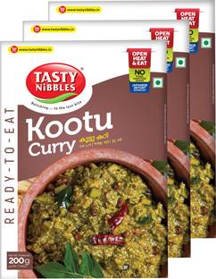 Tasty Nibbles Ready To Eat Kootu Curry 200g (Pack of 3) 600 g