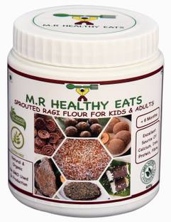 m.r healthy eats Homemade Sprouted Ragi Flour For Kids & Adults in Eco Friendly Tin Cereal