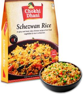Chokhi Dhani Foods by Chokhi Dhani Ready to Eat Schezwan Rice 250gm, Instant Pulav 250 g