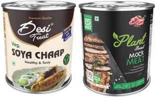 Desi Treat Veg Soya Chaap & Vegan Mock Meat 800 g