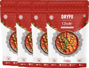 Dryfii Ready-to-Eat Instant Chole | Pure Veg | Freeze Dried | Rehydrated Wt. 920 g