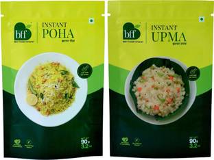 Bff Quick Breakfast Duo: (90g each) Instant Poha & Instant Upma
