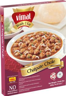 VIMAL Chatpata Chole Vegetarian Meal with No Added Preservative and Colours - 300g 300 g