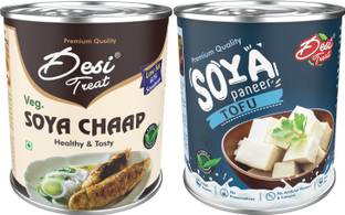 Desi Treat Veg Soya Chaap & Soya Paneer (Tofu) 800 g