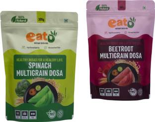 Eat5 Spinach & Beetroot Multigrain Dosa Mix | Instant & Healthy Breakfast 600 g