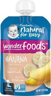 GERBER Natural For Baby 2nd Foods for Sitter, Banana Cereal