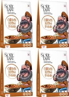 SoulTari by SoulTari Ready to Eat Pack of 4 Chicken Keema Masala | Spicy Keema cooked Dhaba Style