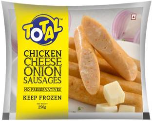 TOTAL Chicken Cheese & Onion Sausages 250 g