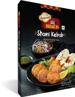 Karamat Ready to Eat Shami Kebab Marinade Mix Pack of 1 (Upto 4 Servings), BBQ, Tastey