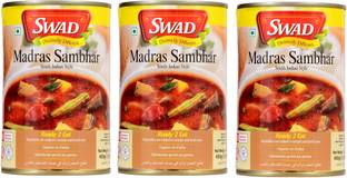 SWAD Ready to Eat Madras Sambhar | Instant Mix Vegetarian with No Added Preservatives 1350 g