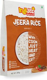 Indidoz Ready to Eat Jeera Rice, Cumin Rice, Serves 1 200 g