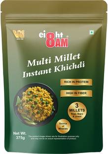 8AM Multi Millet Instant Khichdi, Perfect for a Quick and Healthy Meal 375 g