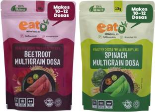 Eat5 Spinach & Beetroot Multigrain Dosa Mix | Instant & Healthy Breakfast 600 g