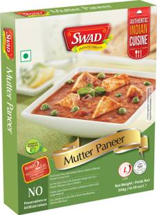 SWAD Ready to Eat Mutter Paneer | Instant Mix Vegetarian with No Added Preservatives 300 g