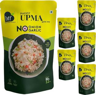 Bff Instant Upma No Onion, No Garlic, 540 (90g x 6) - Ready-to-Eat Breakfast Mix 540 g