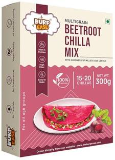 BURPEASE Beetroot Chilla Mix,Protein & Fiber-Rich Breakfast for Kids and Families 300 g