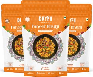 Dryfii Ready-to-Eat Instant Paneer Bhurji | Pure Veg | Freeze Dried | Rehydrated Wt. 690 g