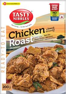 Tasty Nibbles Ready To Eat Chicken Roast 200g|No Added Preservatives Using Retort Technology 200 g
