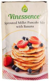 VINESSENCE Sprouted Millet Pancake Mix with Banana Flavour | NO MAIDA | No Preservatives 150 g