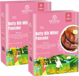 Revival Nutty Nib Millet Pancake - Healthy, Nutty, and Naturally Delicious Pancake 200 g