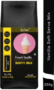 La Casa Soft Serve or Softy Premix - French Vanilla | Extra Creamy & Strong Flavor | 250 g