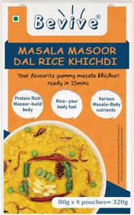 bevive Masala Masoor Dal Rice Khichdi Ready In 15 Minutes-4x80g= 320 g