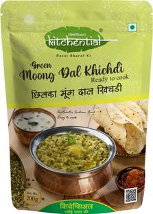 KITCHENTIAL Green Moong Dal Khichdi, Instant, Ready To Cook, Mix 200 g